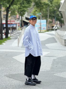 「Reebok（リーボック）のアイテム」を使った、Colorholic manさん（メンズ・172cm）の夏コーディネート