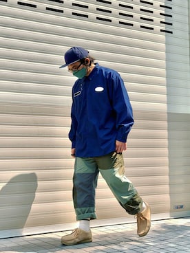 「menswear」｜「アイテム（その他シューズ）」を使った、Colorholic manさん（メンズ・172cm）の春コーディネート