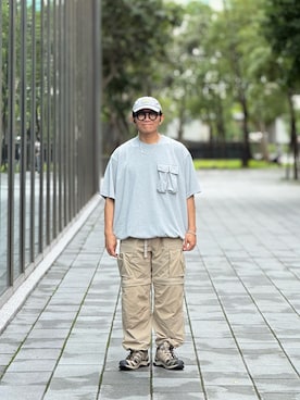 「FreshService（フレッシュサービス）のアイテム」を使った、Colorholic manさん（メンズ・172cm）の夏コーディネート