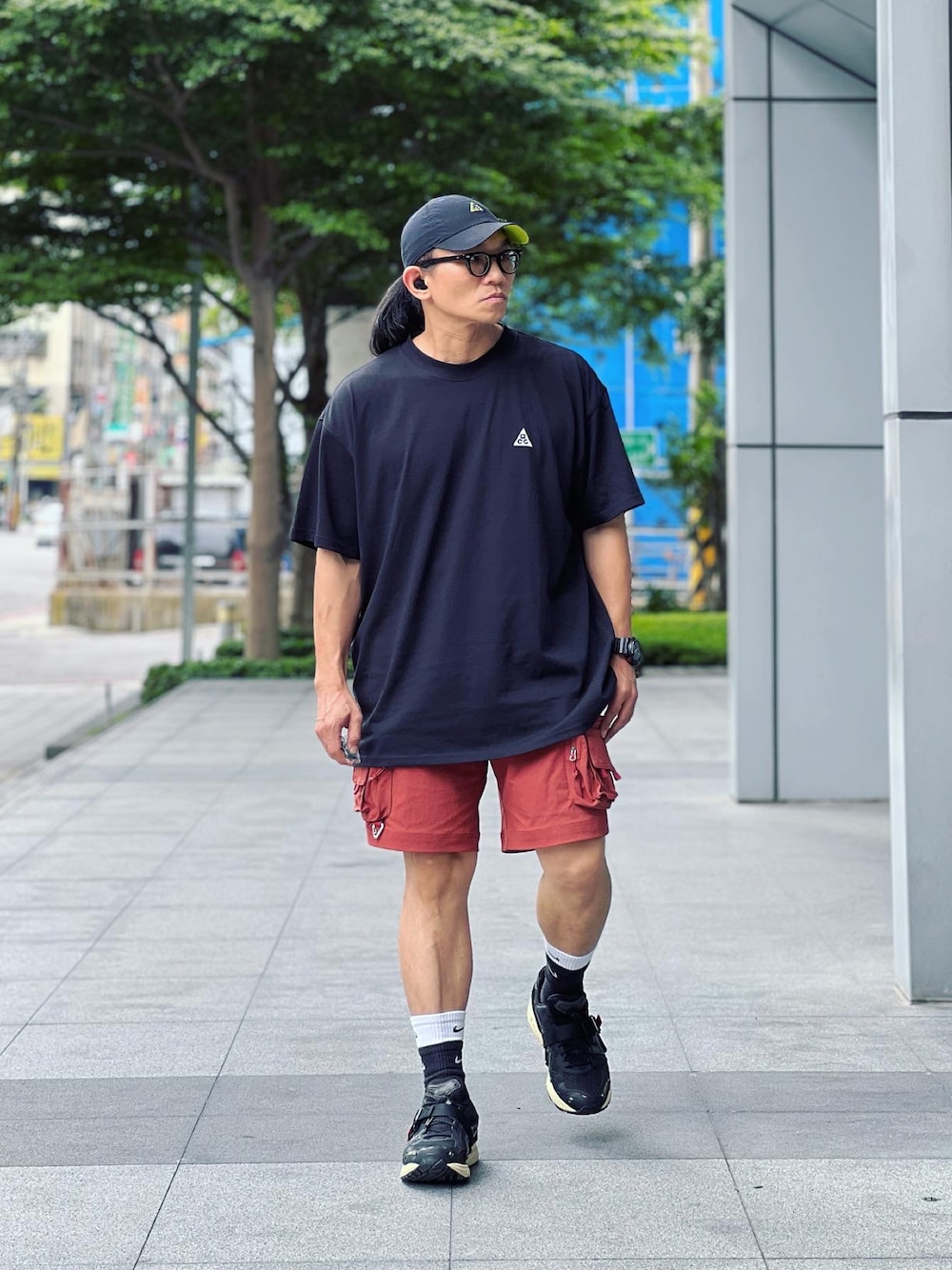 パンツ NIKE ACG OVERALL Nike ACG Korea Woven Overall Scarlet Red/Onyx Black L - POIZON