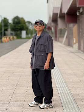 「NIKE（ナイキ）のアイテム」を使った、Colorholic manさん（メンズ・172cm）の夏コーディネート
