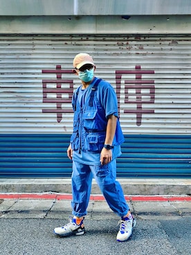 「NIKE ACG（ナイキエィシージー）のアイテム（その他アウター）」を使った、Colorholic manさん（メンズ・172cm）の秋コーディネート