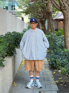 「アイテム（帽子）」を使った、Colorholic manさん（メンズ・172cm）の秋コーディネート