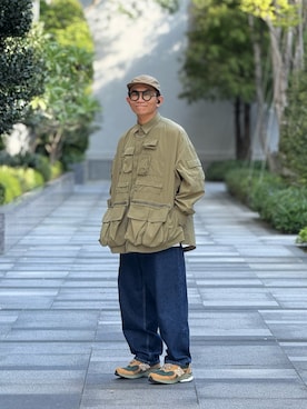 「アイテム（トップス）」を使った、Colorholic manさん（メンズ・172cm）の冬コーディネート