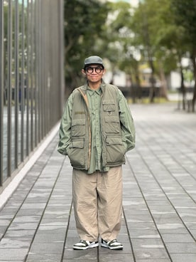 「BEAMS（ビームス）のアイテム」を使った、Colorholic manさん（メンズ・172cm）の冬コーディネート