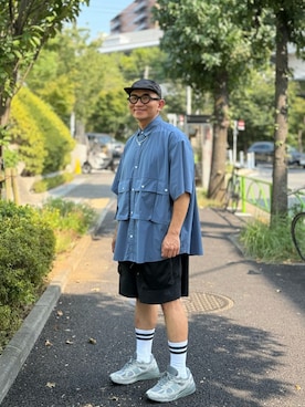 「アイテム（帽子）」を使った、Colorholic manさん（メンズ・172cm）の秋コーディネート