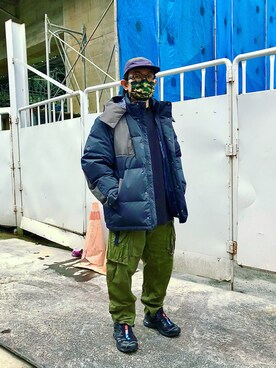 「ACG」｜「アイテム（ダウンジャケット/コート）」を使った、Colorholic manさん（メンズ・172cm）の冬コーディネート