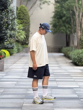 「FreshService（フレッシュサービス）のアイテム」を使った、Colorholic manさん（メンズ・172cm）の夏コーディネート