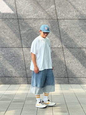 「ANGLAN（アングラン）のアイテム」を使った、Colorholic manさん（メンズ・172cm）の秋コーディネート