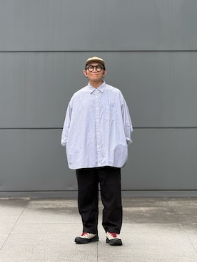 「BEAMS PLUS（ビームスプラス）のアイテム」を使った、Colorholic manさん（メンズ・172cm）の夏コーディネート