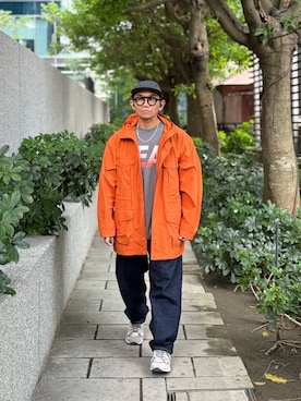 「アイテム（帽子）」を使った、Colorholic manさん（メンズ・172cm）の秋コーディネート