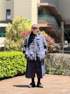 「Graphpaper（グラフペーパー）のアイテム」を使った、Colorholic manさん（メンズ・172cm）の春コーディネート