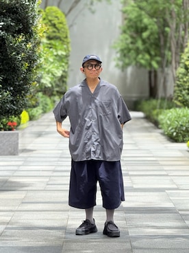 「crocs（クロックス）のアイテム」を使った、Colorholic manさん（メンズ・172cm）の夏コーディネート
