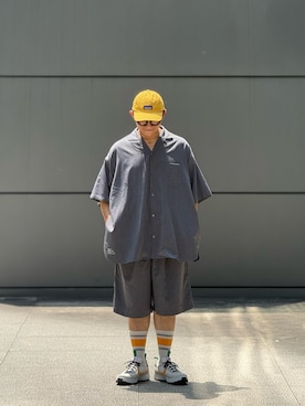 「FreshService（フレッシュサービス）のアイテム」を使った、Colorholic manさん（メンズ・172cm）の夏コーディネート