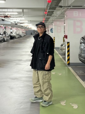 「アイテム（シューズ）」を使った、Colorholic manさん（メンズ・172cm）の秋コーディネート