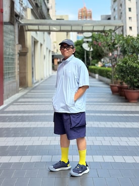 「アイテム（ジャージ）」を使った、Colorholic manさん（メンズ・172cm）の秋コーディネート