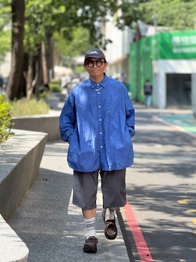 「suicoke（スイコック）のアイテム」を使った、Colorholic manさん（メンズ・172cm）の夏コーディネート
