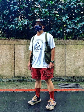 「BEAMS（ビームス）のアイテム（その他アウター）」を使った、Colorholic manさん（メンズ・172cm）の秋コーディネート