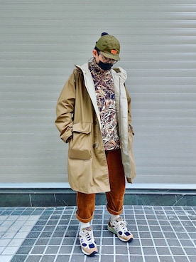 「BACK NUMBER（バックナンバー）のアイテム（チノパンツ）」を使った、Colorholic manさん（メンズ・172cm）の秋コーディネート