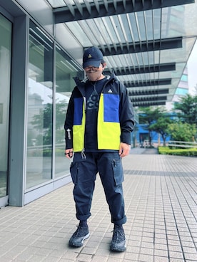 「ACG」｜「アイテム（マウンテンパーカー）」を使った、Colorholic manさん（メンズ・172cm）の春コーディネート