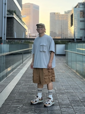 「アイテム（パンツ）」を使った、Colorholic manさん（メンズ・172cm）の秋コーディネート