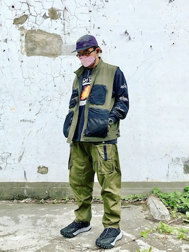 「NIKE ACG（ナイキエィシージー）のアイテム（その他アウター）」を使った、Colorholic manさん（メンズ・172cm）の秋コーディネート