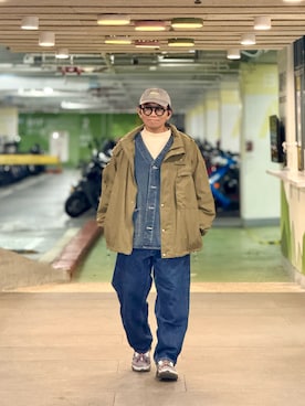 「BEAMS（ビームス）のアイテム」を使った、Colorholic manさん（メンズ・172cm）の冬コーディネート