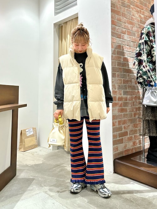 セール】ナイロンワッシャー中綿スタンドカラーベスト（その他