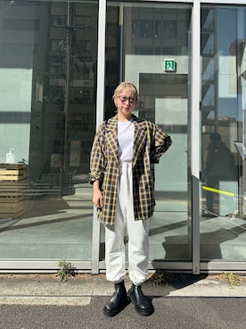 「サイドゴアブーツ」｜arisa okitaさん（レディース・162cm）の冬コーディネート