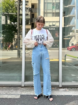 arisa okitaさん（レディース・162cm）の夏コーディネート