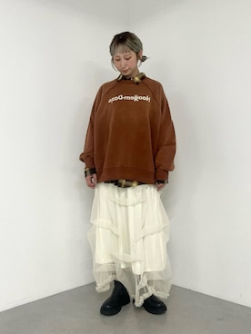 arisa okitaさん（レディース・162cm）の冬コーディネート