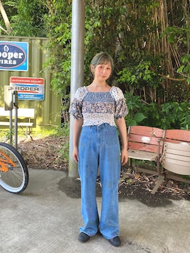 arisa okitaさん（レディース・162cm）の春コーディネート