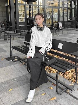 「アイテム（PC・スマホグッズ/家電）」を使った、Nanamiさん（レディース・156cm）の秋コーディネート