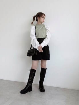 Nanamiさん(レディース・155cm)の夏コーディネート