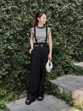 「Dr. Martens（ドクターマーチン）のアイテム」を使った、Nanamiさん（骨格ウェーブ・レディース・156cm）の夏コーディネート