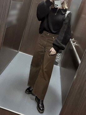 Nanamiさん(レディース・156cm)の冬コーディネート