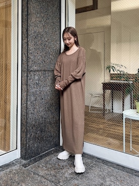 「flugge」｜Nanamiさん（レディース・156cm）の秋コーディネート