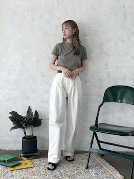 「flugge」｜Nanamiさん（レディース・156cm）の夏コーディネート