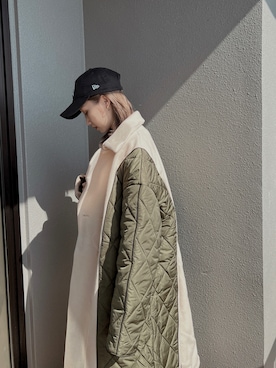 「CIEL'AIR（シエルエアー）のアイテム」を使った、Nanamiさん（レディース・156cm）の冬コーディネート