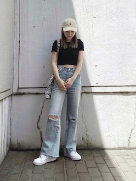 Nanamiさん（レディース・155cm）の夏コーディネート