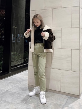 Nanamiさん（レディース・156cm）の冬コーディネート