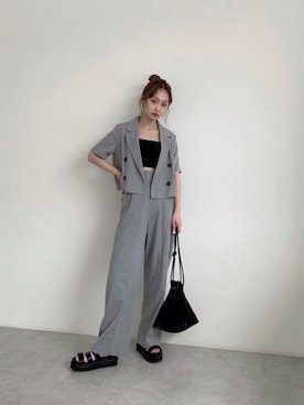 Nanamiさん（レディース・155cm）の夏コーディネート