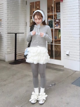 「CRANK（クランク）のアイテム」を使った、Nanamiさん（レディース・156cm）の冬コーディネート