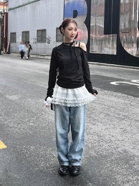 Nanamiさん（骨格ウェーブ・レディース・156cm）の秋コーディネート