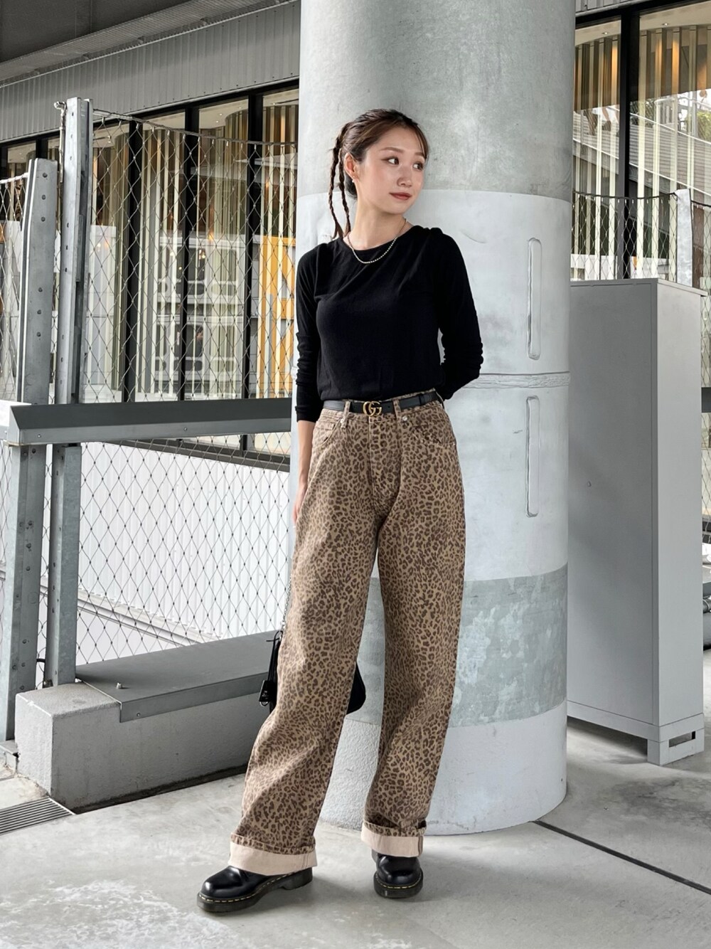 GUCCl ベルト　レディース　アーカイブ GG Marmont wide belt in black | GUCCI® US