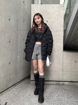 「アイテム（その他トップス）」を使った、Nanamiさん（レディース・156cm）の秋コーディネート