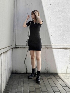 「ミニワンピ」｜Nanamiさん（レディース・155cm）の夏コーディネート