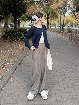 「Heather（ヘザー）のアイテム」を使った、Nanamiさん（レディース・156cm）の秋コーディネート