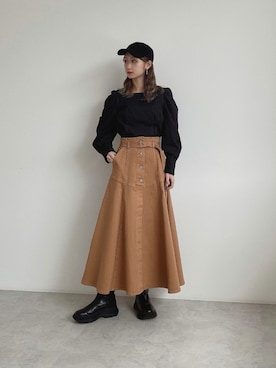 Nanamiさん（レディース・155cm）の秋コーディネート