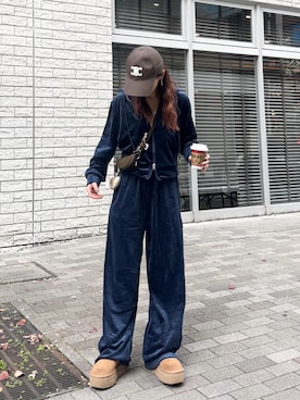 Nanamiさん（骨格ウェーブ・レディース・156cm）の秋コーディネート